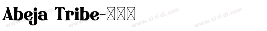 Abeja Tribe字体转换